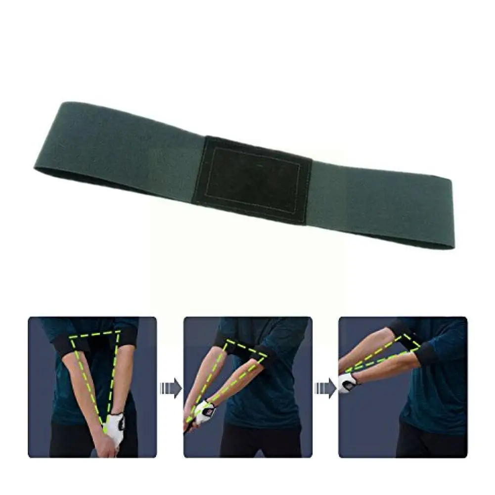 

Golf Hand Movement Correction Belt Golf Swing Trainer Arm Posture Motion Gesture Alignment Training Band Elastic Correction K1G7