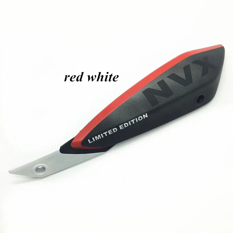 small red white Модифицированный мотоцикл NVX aerox выхлопной модифицированный глушитель труба крышка оболочки щит крышка для yamaha NVX155 DGR155 L155 - Цвет: small red white