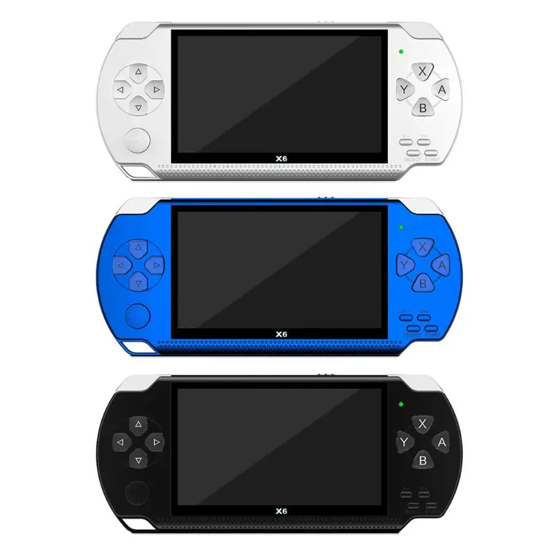 

4.3 in Pocket 8GB 64Bit Video MP3 MP4 Player Camera Handheld Retro Game Console