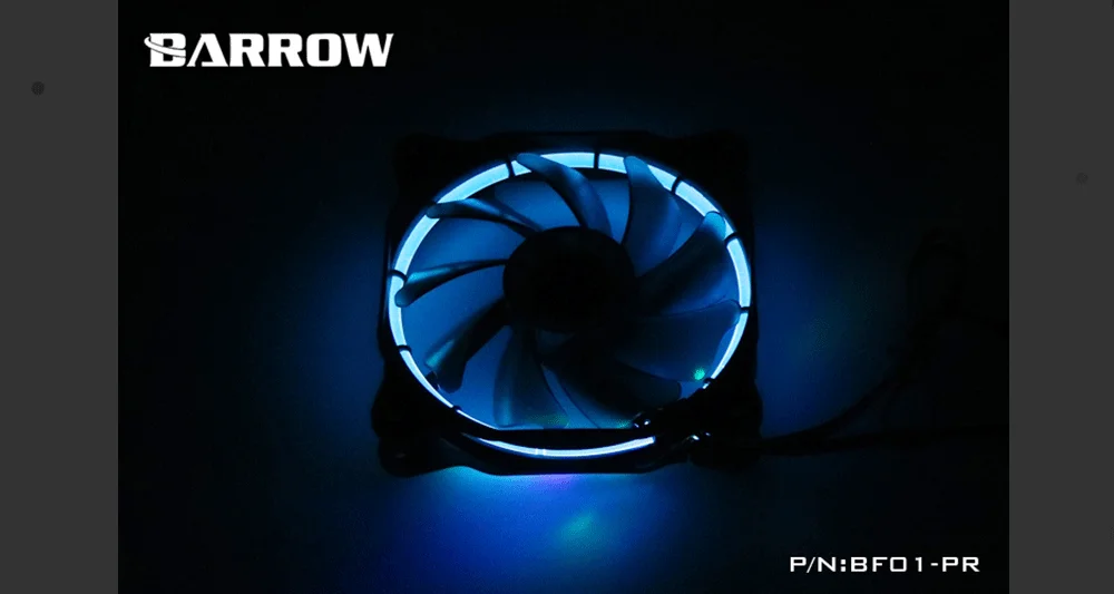 Курган BF01-PR RGB Aura PWM вентиляторы радиатора, чехол для компьютера вентиляторы, Водяной радиатор гидравлический подшипник бесшумный, 120*120*25