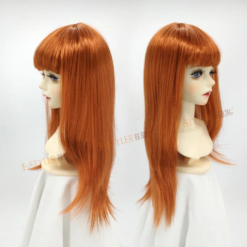 Moher 16 дюймов Синтетические Платиновые светлые волосы длинные натуральные