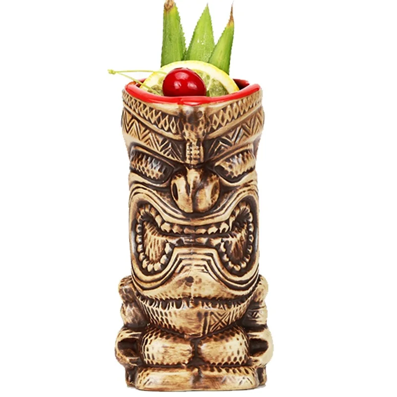320 мл керамическая кружка Tiki креативная фарфоровая для пива вина барный