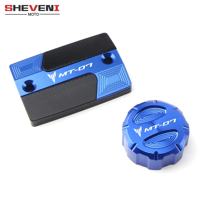 

New For Yamaha MT-07 mt07 FZ07 2014-2020 2019 2018 Motorcycle CNC Front & Rear brake Fluid Cylinder Master Reservoir Cover Caps