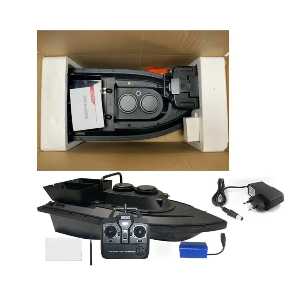 

New D11 Fishing Tool Smart RC Bait Boat Boy Toys Dual Motor Fish Finder Ship Boat Remote Control 500m Fishing Boats Speed Boat