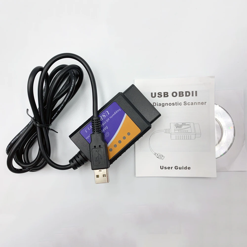 ELM327 USB uto Doagnostic сканер ODB 2 FTDI FT232RL чип V1.5 ELM 327 Автомобильный диагностический