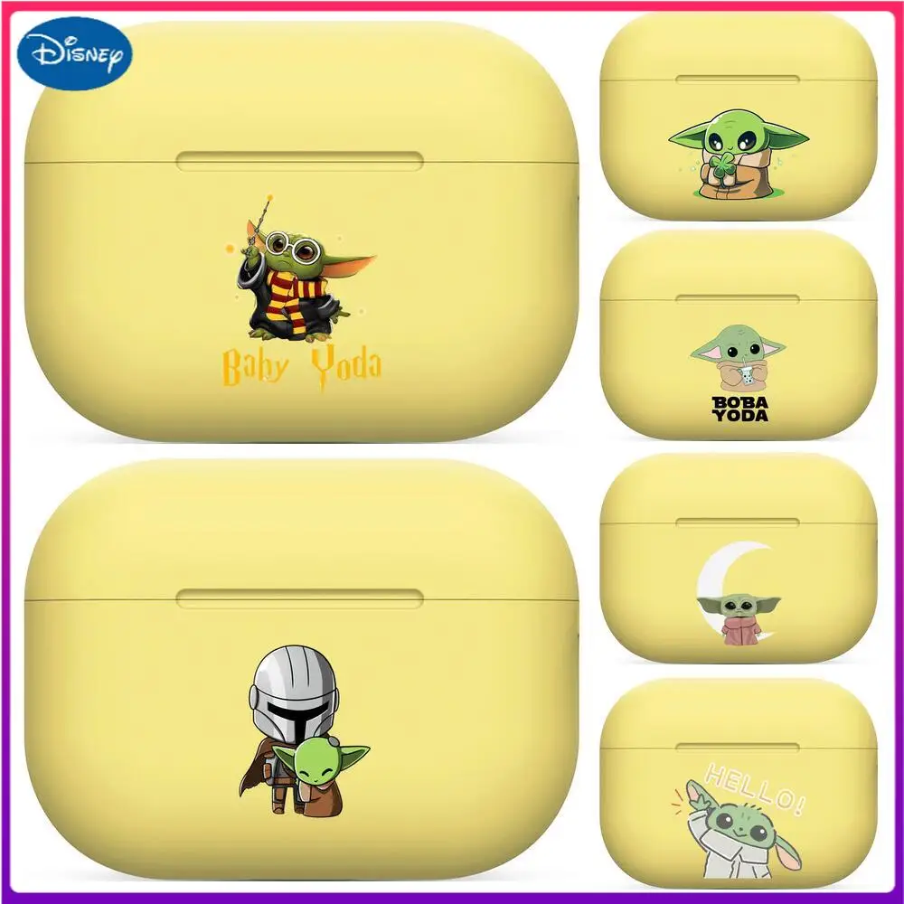 

Star Wars Baby Yoda Silicone Case For AirPods Pro 3 2 1 Case Cover Coque Wireless Bluetooth Headphones Cover On AirPods Pro Fund