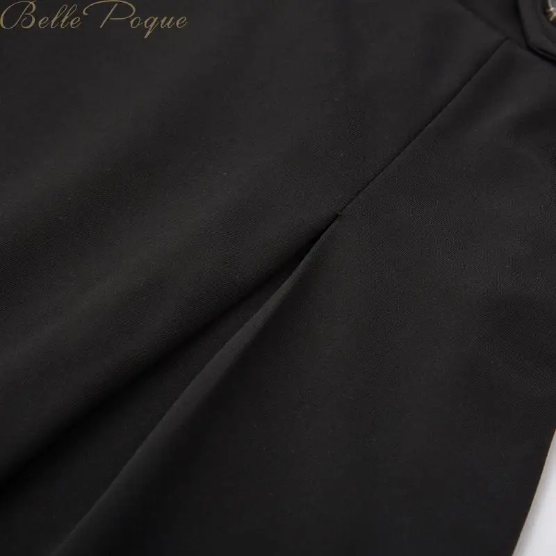 Belle poque, высокая талия, женские плиссированные пуговицы для юбки, а-силуэт, Осень-зима, женские миди юбки, элегантные офисные женские черные юбки