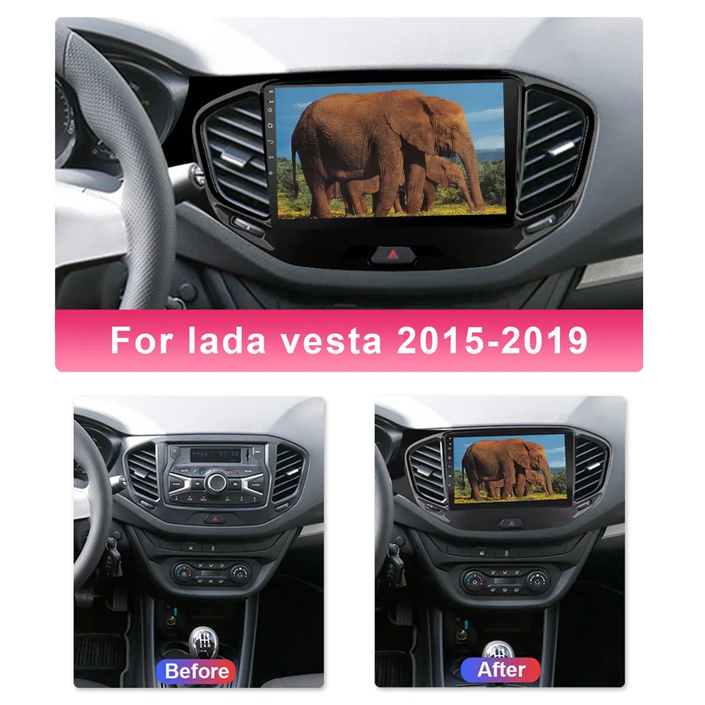 Car Radio Android System Player Multimedia For Lada Vesta Cross Sport 2015 2016 2017 2018 4G 64GB Navigation GPS 2Din DVD NO | Автомобили