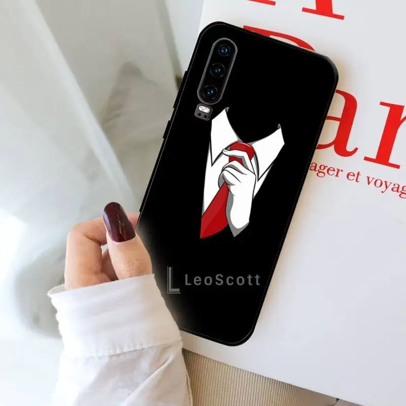 

Man Suit Shirt Tie Phone Case For Huawei Y5 Y6 II Y7 Y9 PRIME 2018 2019 NOVA3E P20 PRO P10 Honor 10