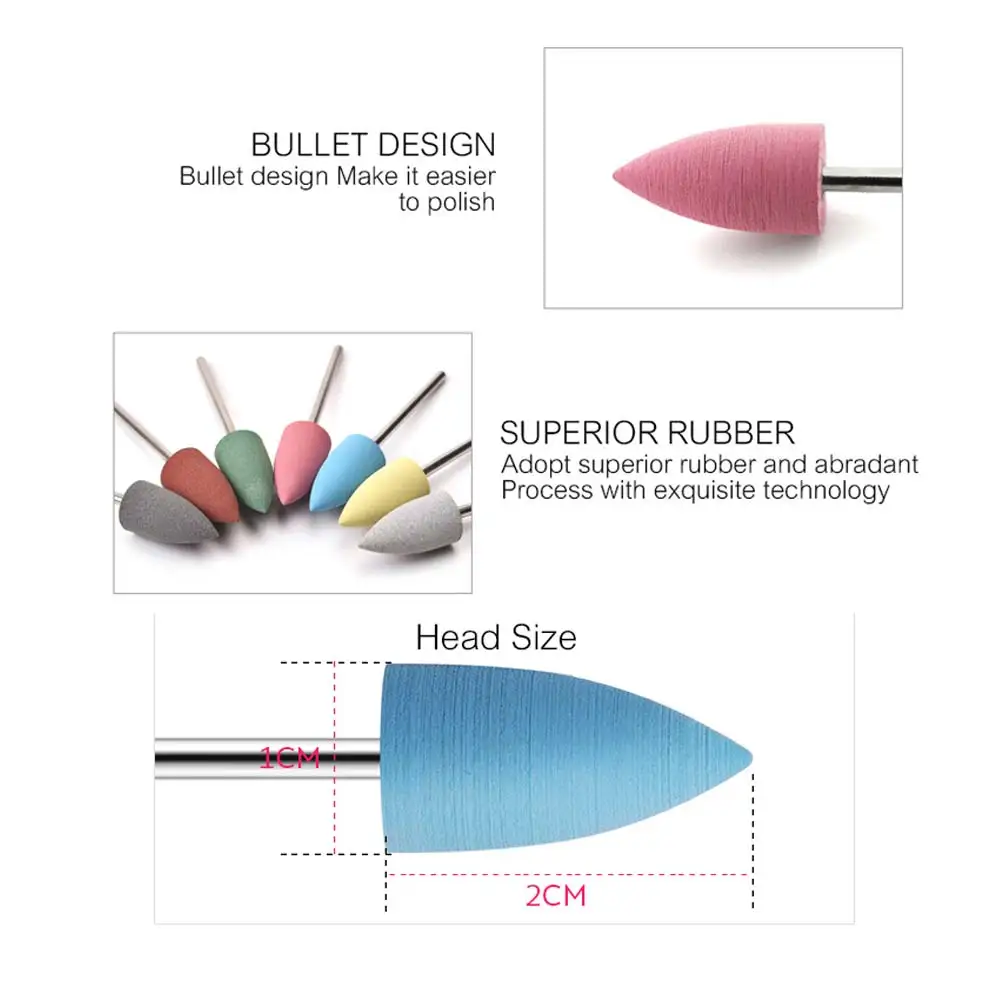 Электрическая пилка для ногтей KADS резиновые сверла гибкий полировщик машинка