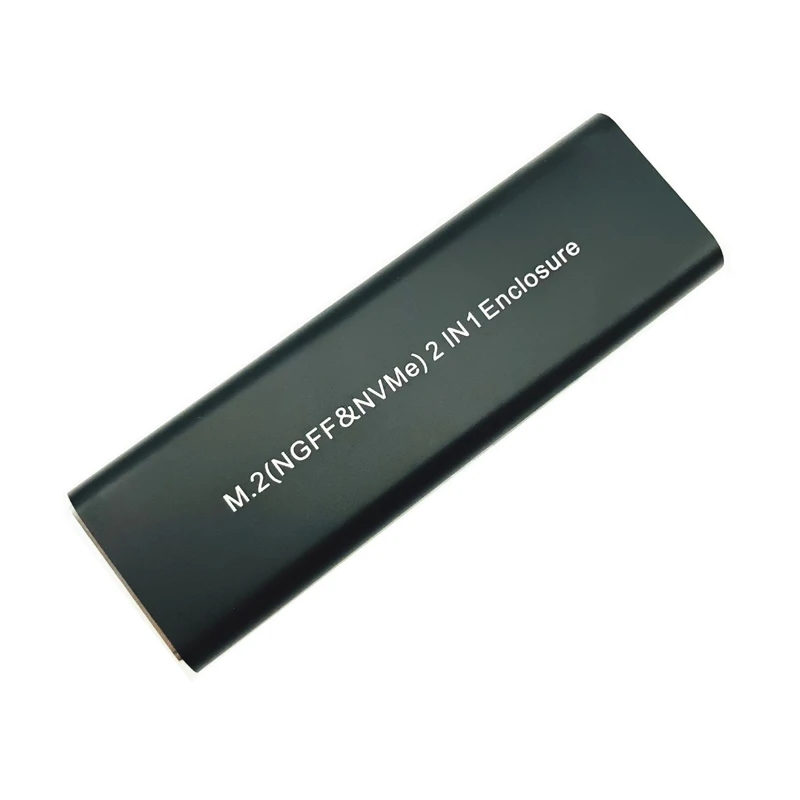 Чехол M.2 NVME SSD на USB 3 1 10 Гбит/с двойной протокол M2 NVMe PCIe NGFF SATA адаптер корпуса с OTG