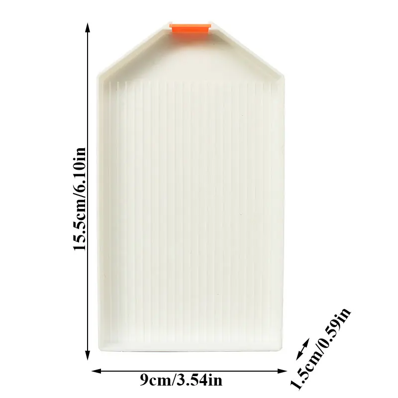 

New Arrival 5D DIY Diamond Painting Diamond Embroidery Accessories Large Capacity Big Drill Plate Square Plastic Tray Plate