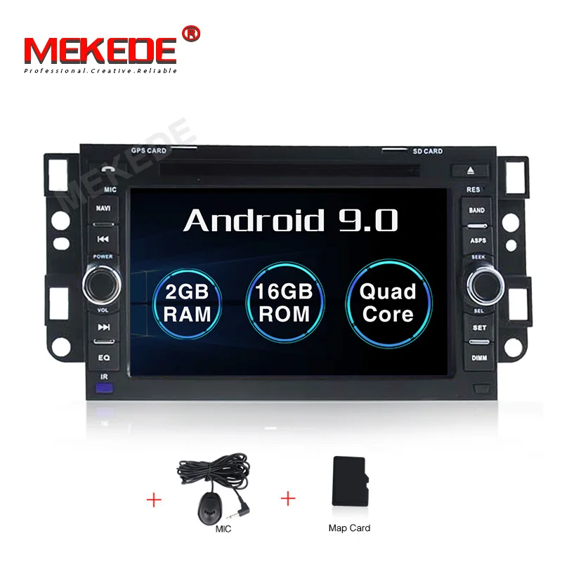 Android 9,0 4+ 64G автомобильный радиоприемник для Chevrolet AVEO/EPICA/LOVA/CAPTIVA/SPARK/OPTRA автомобильный dvd-плеер Автомобильная навигационная поддержка задней камеры - Цвет: 16G