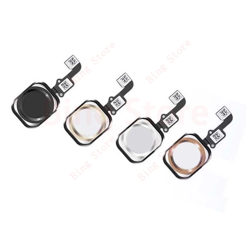 Home Button Flex Cable For iphone 6S 7 4.7 plus Plus 5.5 on off button Assembly replacement home | Мобильные телефоны и