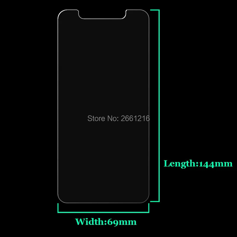 Для Ulefone Armor 5 передняя жесткая защитная пленка из закаленного стекла 9H 2.5D