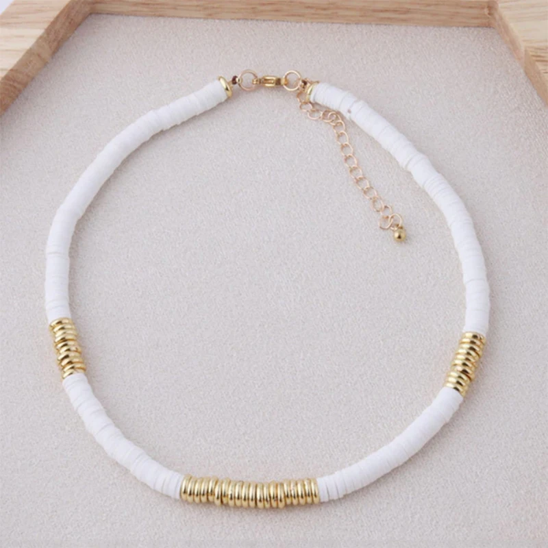 

Женское и мужское колье из силикона, регулируемое колье ручной работы в этническом стиле, Пляжное ювелирное изделие, лето 2020