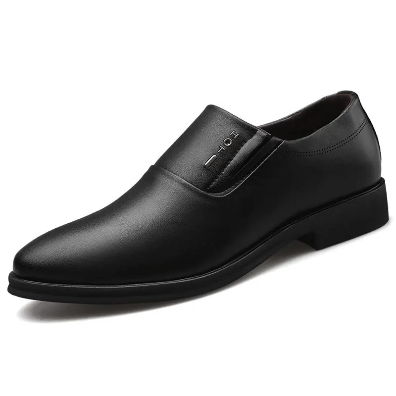 

New Men Dress Shoes Classic Mens Casual PU Leather Shoes Male Business Slip-On Oxfords Shoes Formal Wedding Shoes Size 38-48