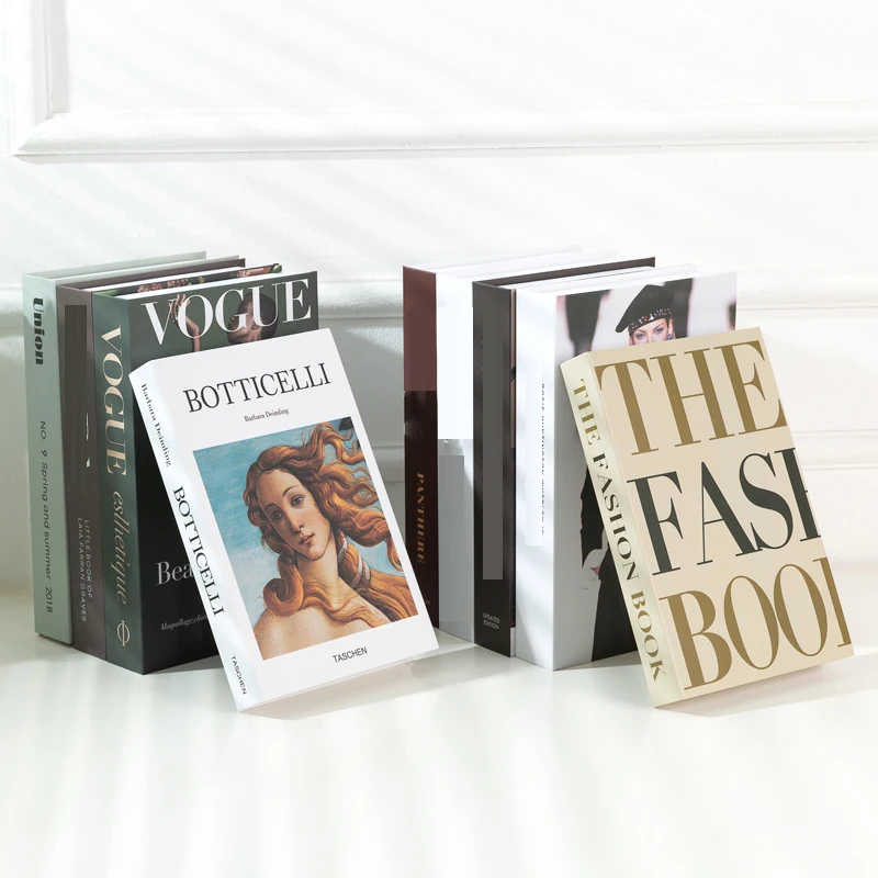 

can not open Fake Book Box Fashion Brand Home Foldable Simple Modern Soft Decoration Hotel Study Room Store