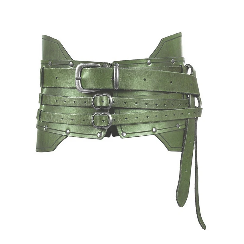 Средневековые аксессуары винтажный широкий ремень мужские рыцарские доспехи