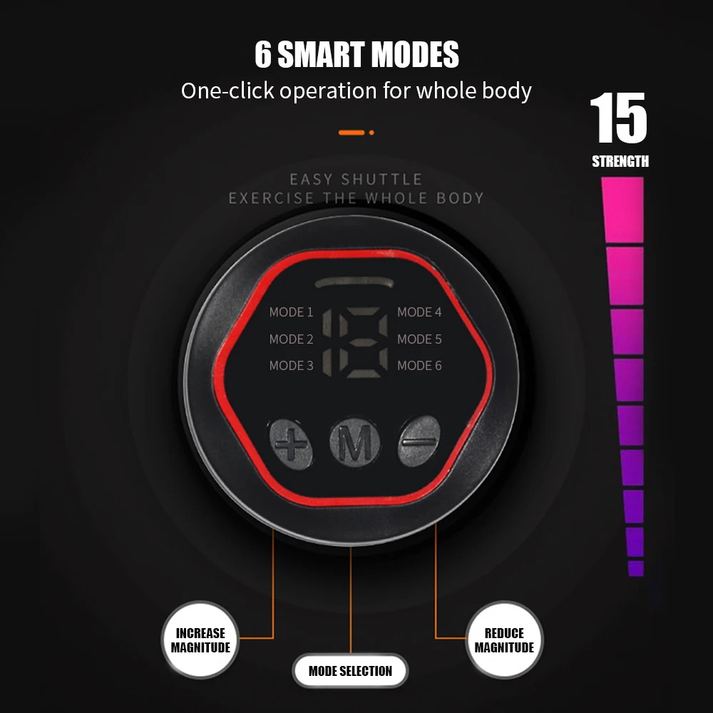 

6 Modes Electric Body Fat Burner Lose Weight Ma'am Man Efficient Defatted