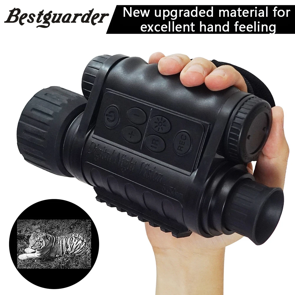 Монокуляр Bestguarder с 5 кратным увеличением 350 м МП HD ИК камерой для охоты|Телескоп и