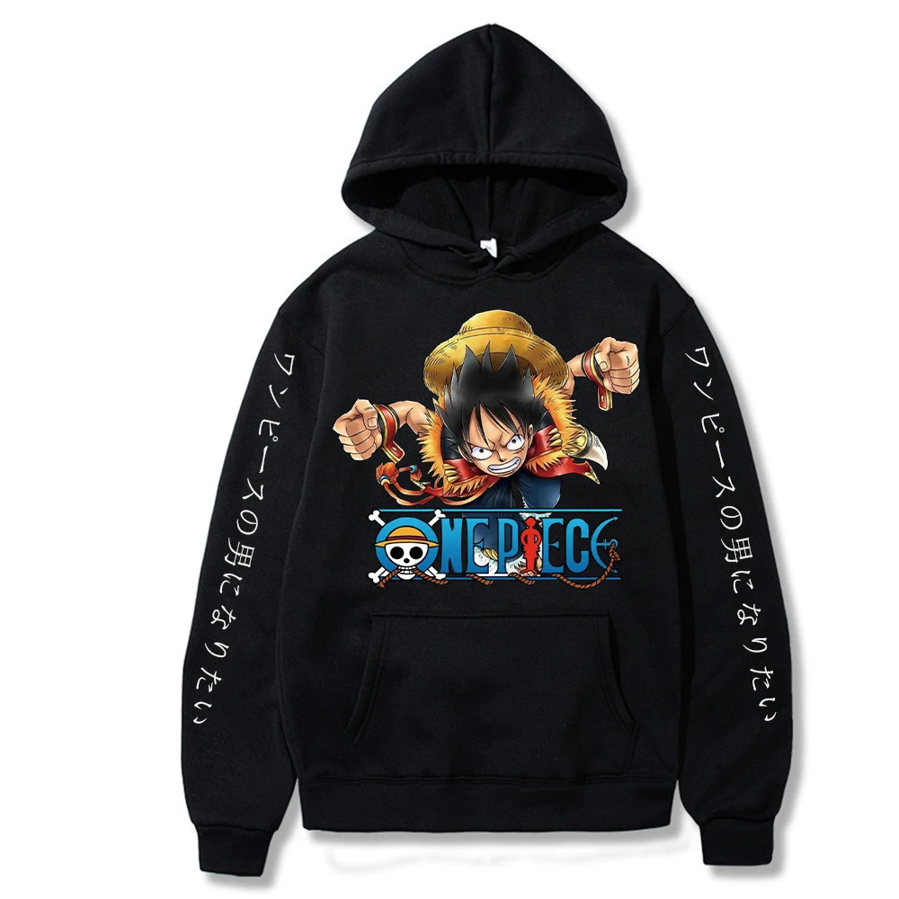 

Men's anime Japanese anime luffy hooded sweatshirt men's fashion cosplay
