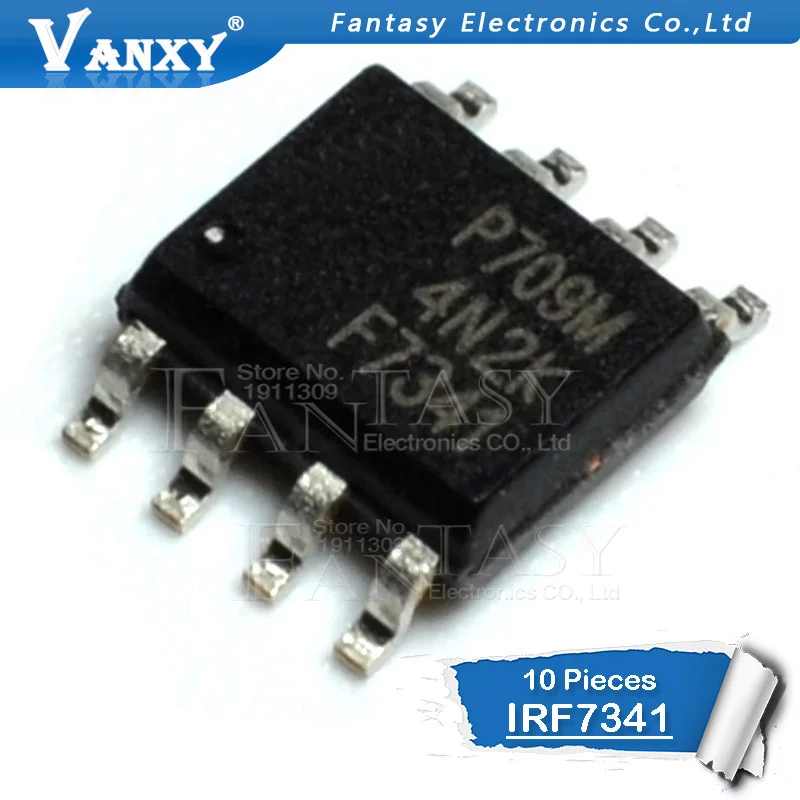 10 шт. IRF7341 SOP-8 IRF7341TRPBF SOP IRF7341TR SOP8 F7341 Dual N-channel новый оригинальный FET | Электронные