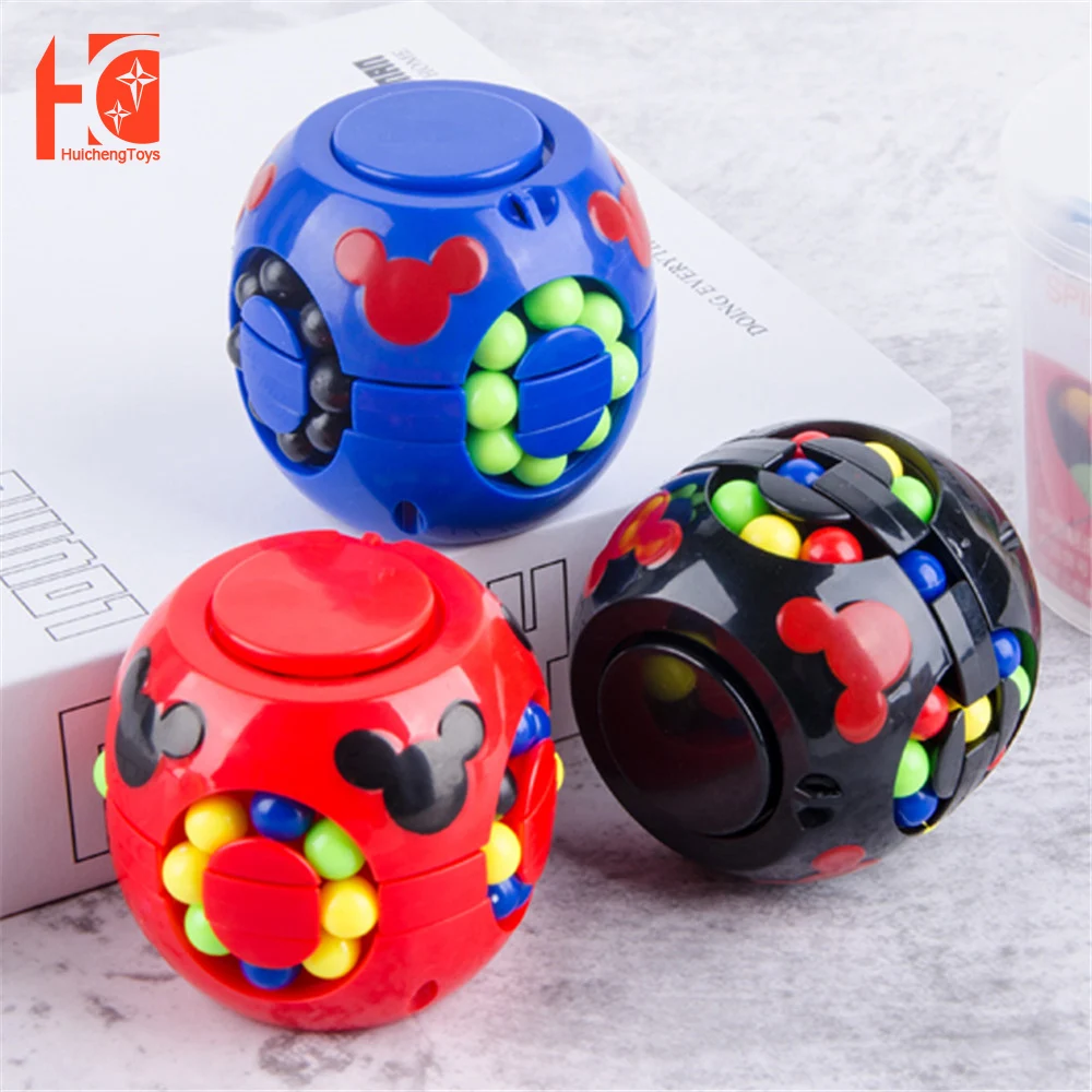 

Magic Cube Develop Intelligence 6*6CM Cube Toy Hamburg Stress Gyroscope Intellectual Decompression Toys For kid Fingertip Spin