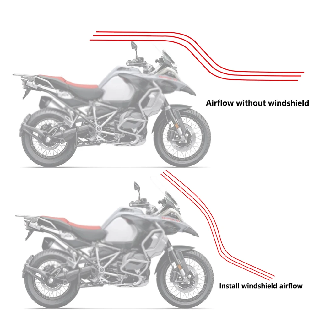 Ветрозащитный экран для мотоцикла подходит BMW r1200 gs honda vfr 800 Yamaha kawasaki versys 650 1000 Benelli |