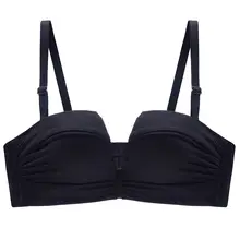 Sujetador de realce para mujer, ropa interior Invisible, Bralette ajustable desmontable, cómodo y suave, copa A y B, sin tirantes (3)