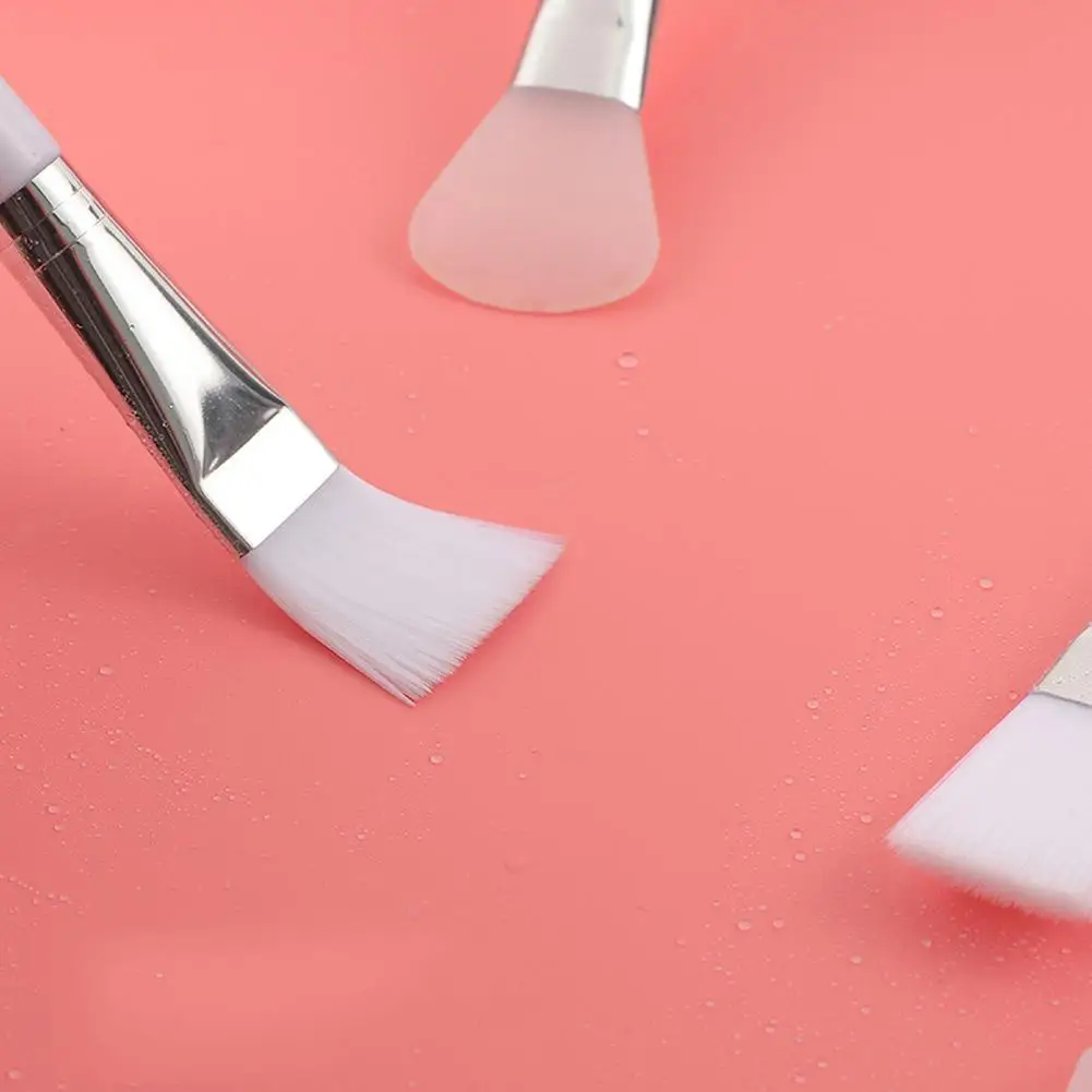

1Pcs Cosmetic Beauty Tool Skin-Care Makeup Brushes ship Wool Mask Face Brush Double-Ended Drop Fiber Silica Gel I0W1