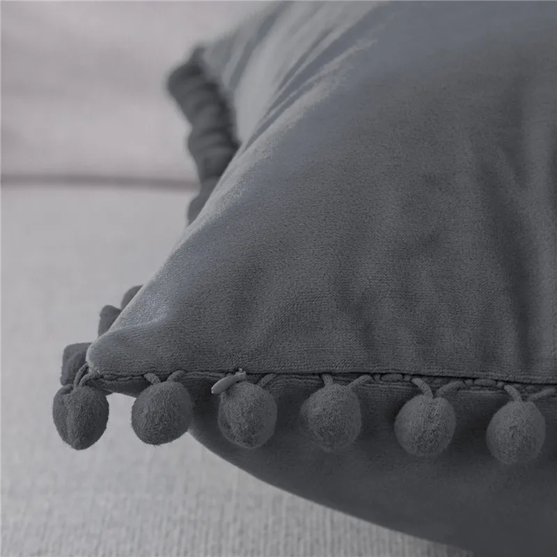 Мягкий бархат накидки на подушки прочные наволочки Квадратные декоративные с