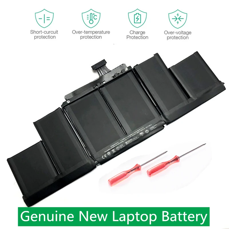 

New A1417 Laptop Battery 95Wh for Apple MacBook Pro Retina 15" A1398 Early 2012 Late 2013 Mid 2014 ME293 ME294 MC975 MC976