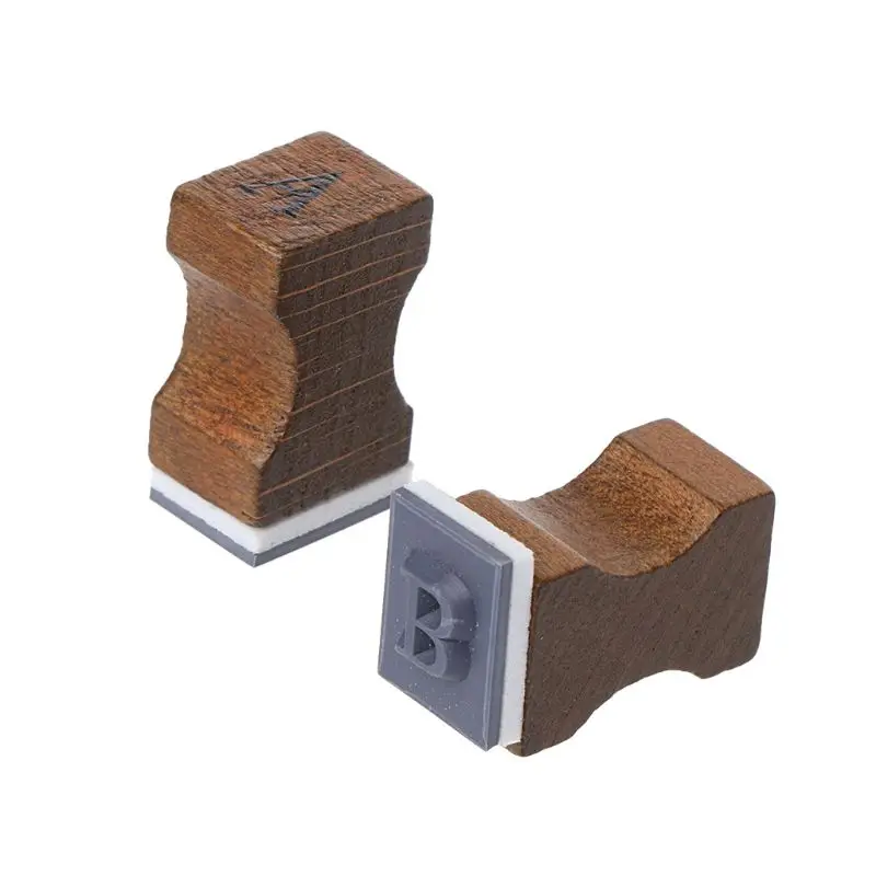 2021 Новые Творческие деревянные уплотнение прописных букв алфавита набор