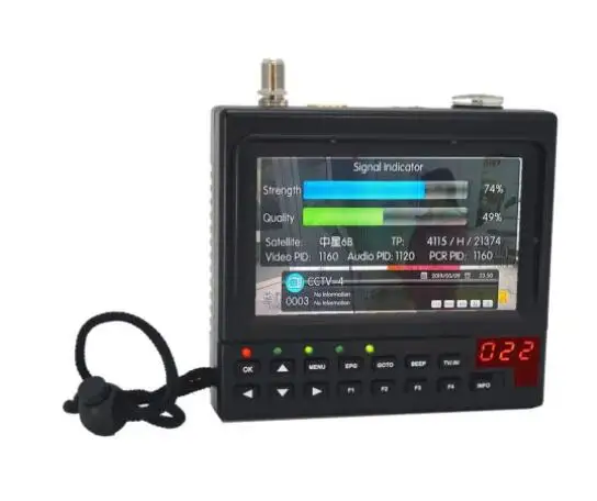 KPT 268AH DVB S2 Satfinder Full HD цифровой спутниковый ТВ приемник искатель измеритель MPEG 4