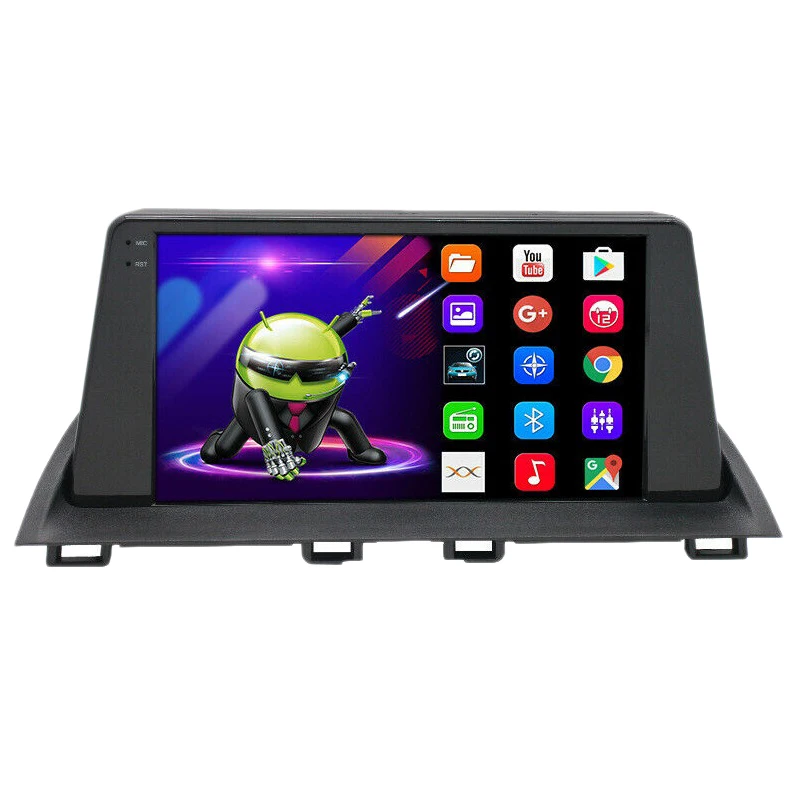 9 дюймов Android 1 2.5D HD пресс Sn автомобильный MP5 плеер для Mazda 3 1G + 16G Wifi Bluetooth GPS