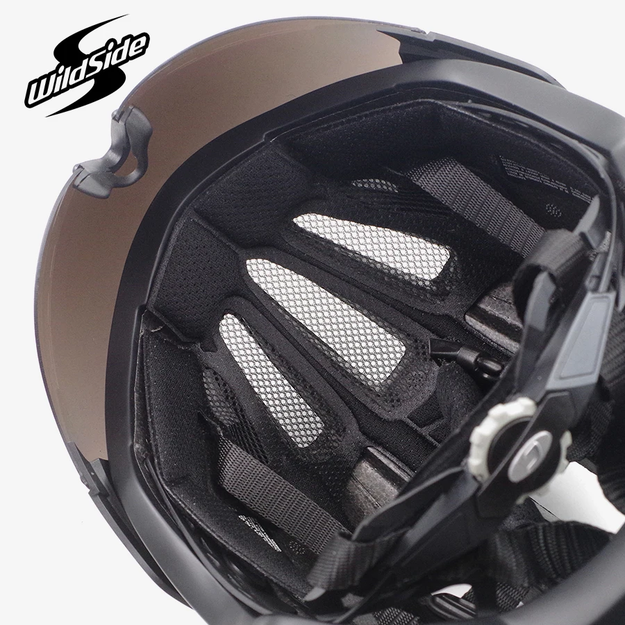 

Wildside Cycling helmet Goggles Cycling Helmet Road Mountain Bicycle Helmet Helmet With Sun Visor Helmet Cycling Equipment