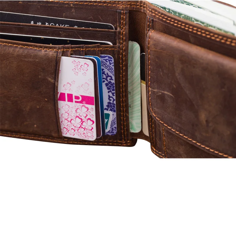 Мужской кошелек из натуральной кожи, RFID кошелек, зажим, кредитный держатель для карт, маленькие органические кошельки, Мини кошельки для монет в стиле ретро, portfel carteiras
