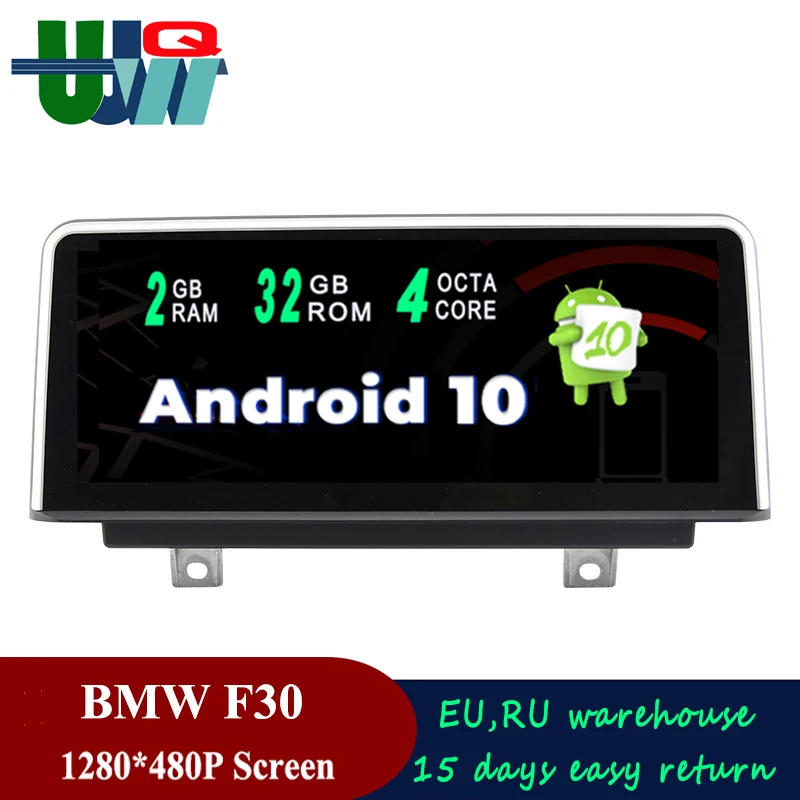 

UJQW 10.25" BMW F30 2 din Android 10.0 Car Multimedia Player for BMW F30 F31 F34 F32 F33 F36 NBT Mirrorlink GPS BT Wifi Carplay