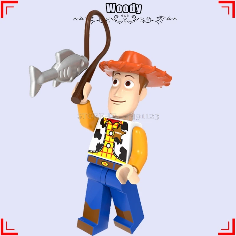 Woody «История игрушек», «4 Вуди и Джесси Базз Лайтер чужой зург животного строительные кубики, детские игрушки Аниме фильм зеленого цвета в армейском Для мужчин стежка игрушка в виде фигурки - Цвет: Woody