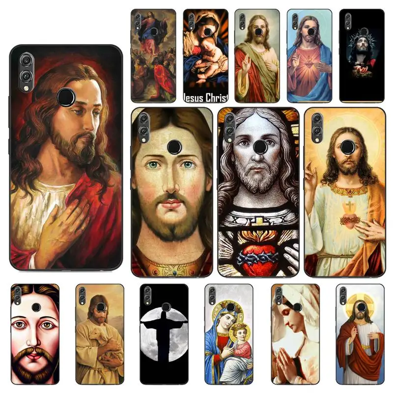 

YNDFCNB Jesus Christ God bless you Phone Case For Huawei Honor 8 8S 8X 8A 9 9X 10 20 Lite 7C 7A 10i 20i