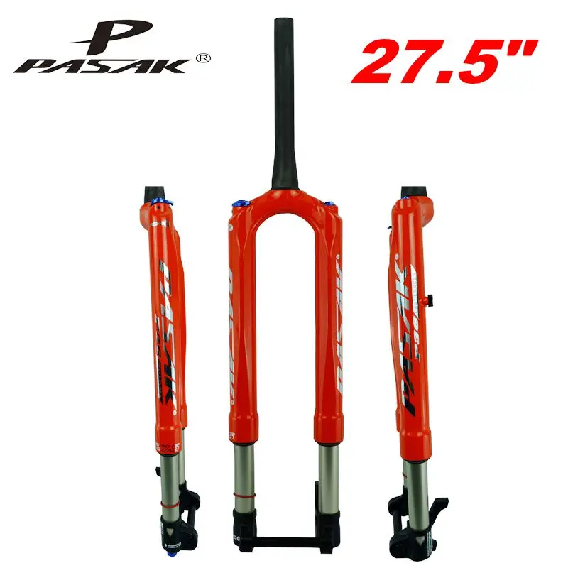 PASAK MTB Carbon Fork Mountain Bike Fork Air Suspension 27.5 29