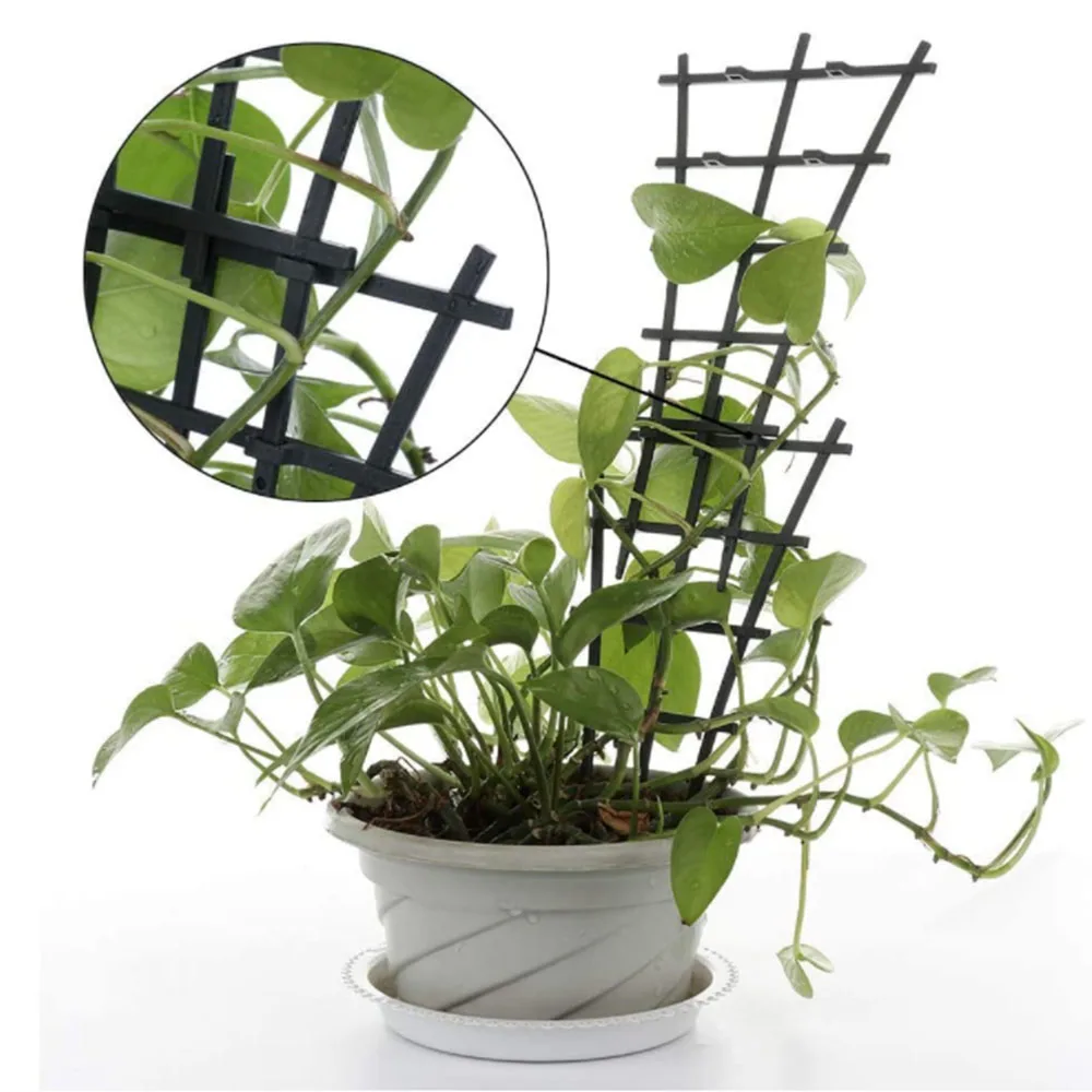 

Plant climbing frame support frame DIY garden mini superimposed potted plant support plastic pot plant pole support line