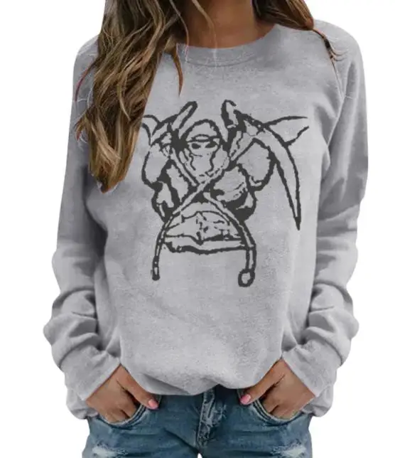 

Autumn Winter Sweater Women Casual Woman Sweater Pullovers Cartoon Print Jumper Warm Teen Gril Sweaters