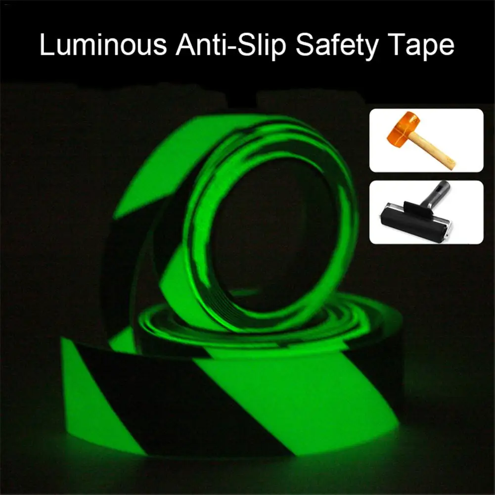 Светящиеся противоскользящие защитные наклейки для лестниц Предупреждение ющие