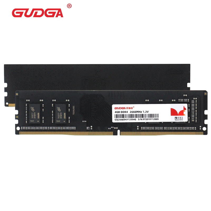 gudga ram memoria ddr4 8gb 16gb 4gb desktop memory 2400mhz 2666mhz 3200mh dimm high compatible module for desktop pc computer free global shipping