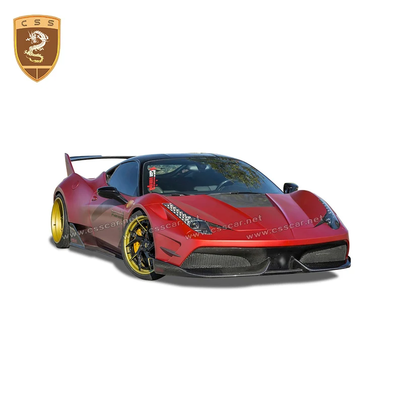 Детали для корпуса Ferrari 458 передний задний диффузор спойлер заднее крыло