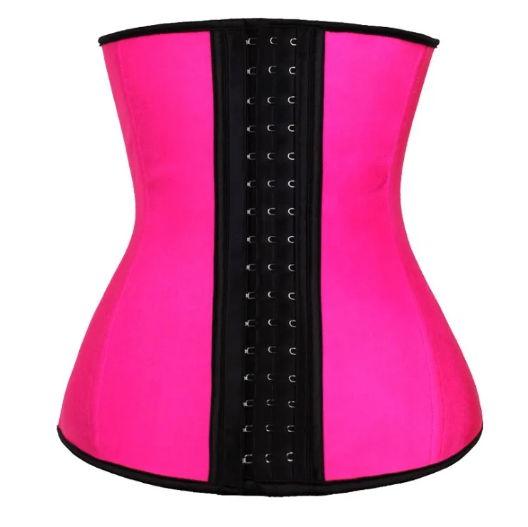 

Underbust Latex Waist Trainer Corset Shaper Bustier Steel Boned Slimming Cincher Girdle Hooks Eyes Gorset Corse Korset Plus Size