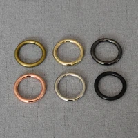 1 pcspack 25mm o ring able key ring leather bag belt strap dog chain buckle snap clasp clip trigger accessories diy 6 color