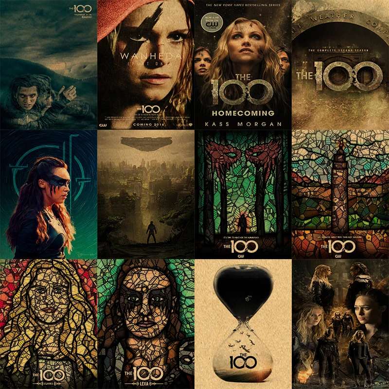 Новый Классический постер из крафт-бумаги для ТВ-игр фильмы 100 года бара кафе